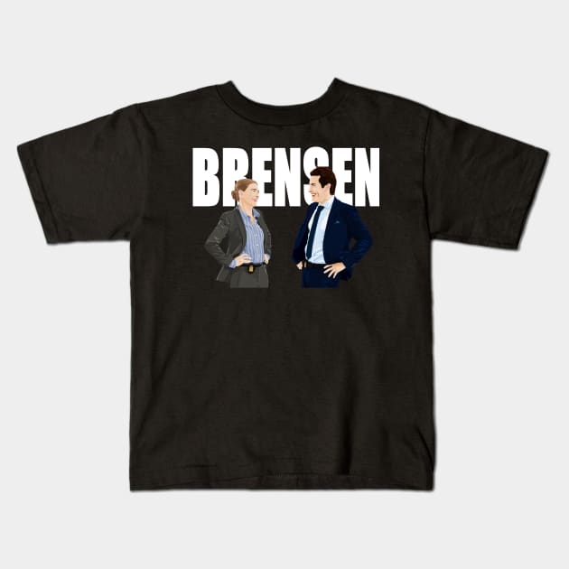 BRENSEN (white text) | The Rookie Feds Kids T-Shirt by gottalovetherookie